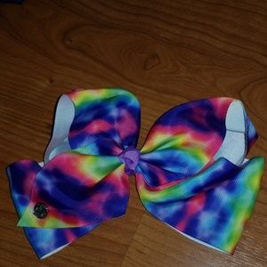 Rainbow jojo bow
